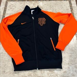 NWOT Nike San Francisco Giants Sports Track Zip Up Jacket Women’s Size M